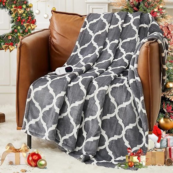 Homemate Heated Blanket with 10 Heat Levels 50x60