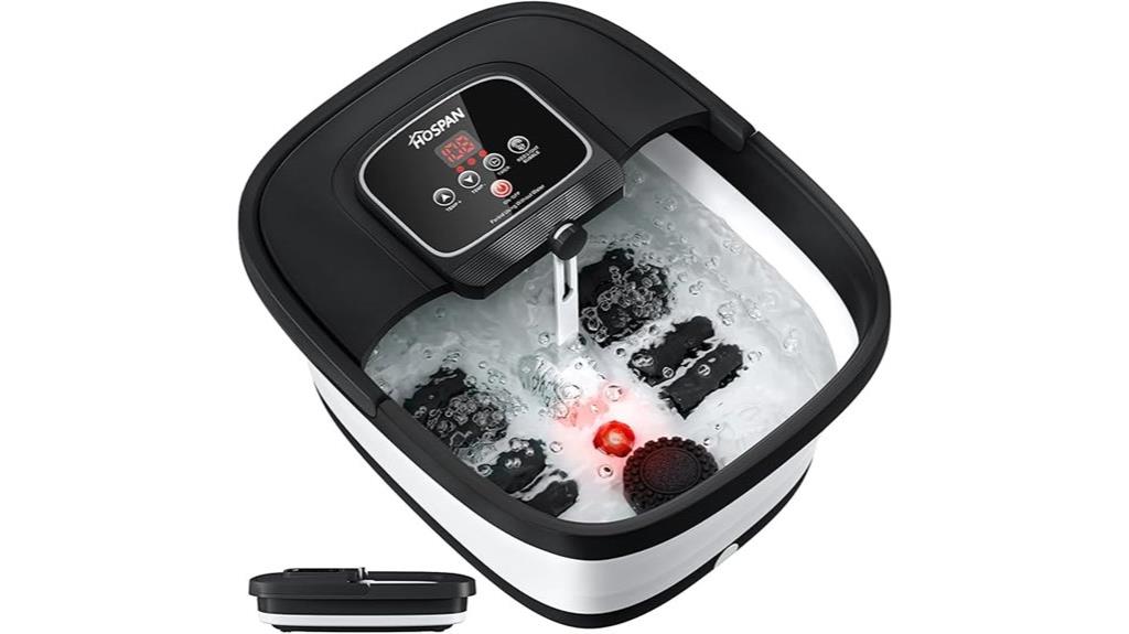 heated bubble foot spa