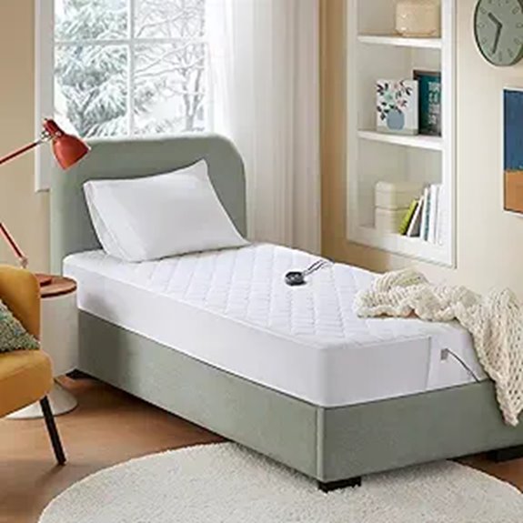 Beautyrest Cotton Blend Heated Mattress Pad