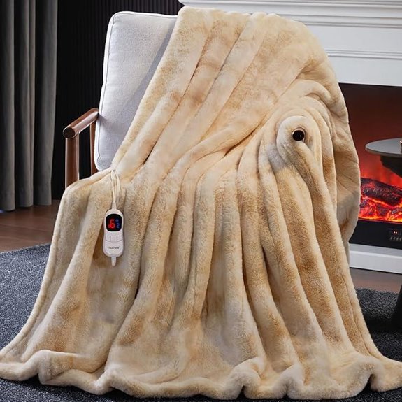 Guohaoi Heated Electric Blanket with 10 Heating Levels