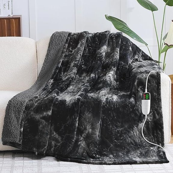 Greenoak Heated Faux Fur Electric Blanket (50x60)