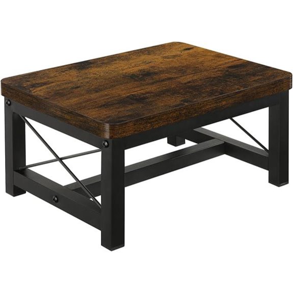 YINMIT Heavy Duty Wooden Step Stool (500 lbs)