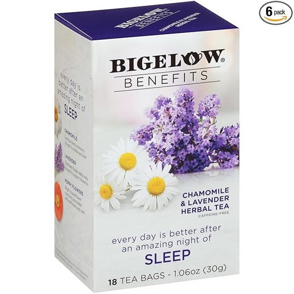 Bigelow Sleep Chamomile Lavender Herbal Tea (108 Bags)