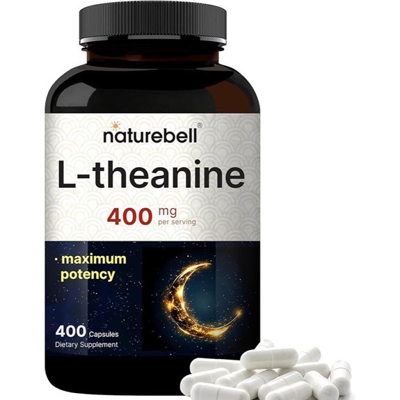 Double Strength L-Theanine 400mg Capsules (400 Count)