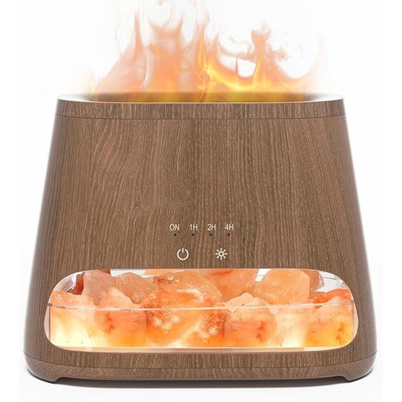 SALKING 2-in-1 Himalayan Salt Lamp & Diffuser