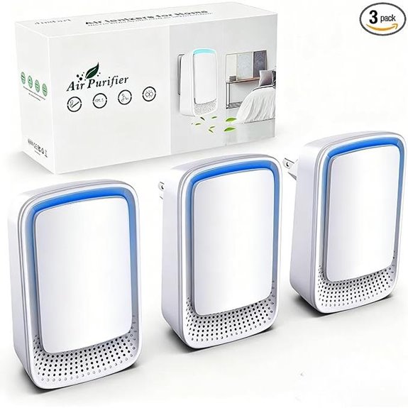 Air Ionizers for Home (3 Pack)