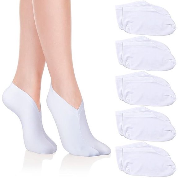 Moisturizing Spa Socks for Dry Feet (5 Pairs)