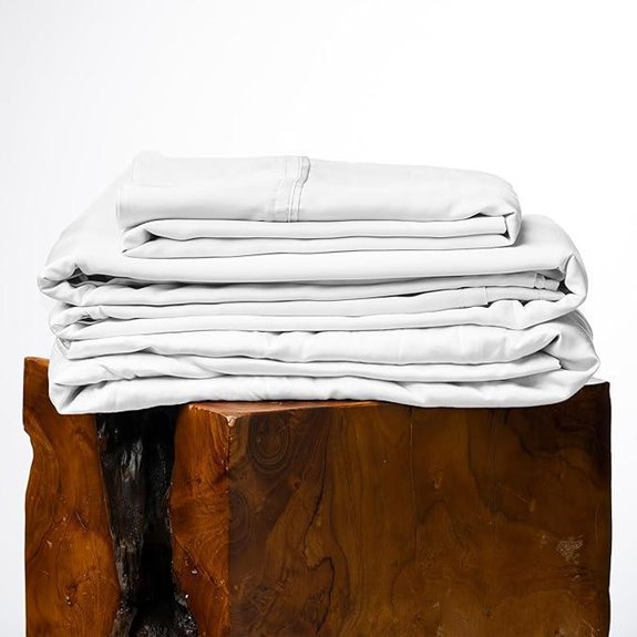 Eucalyptus Sheets Set King Size Hypoallergenic Moisture-Wicking