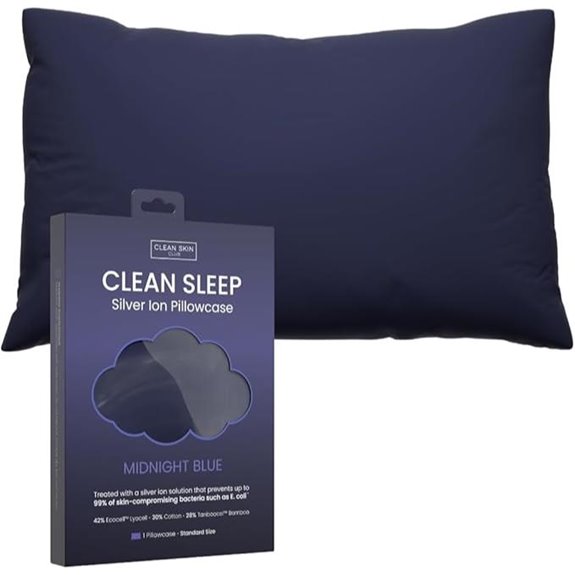 Silver Ion Hypoallergenic Pillowcase for Sensitive Skin
