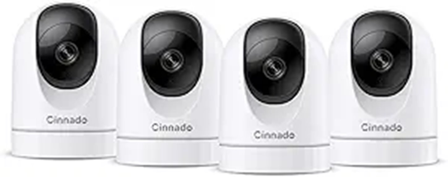 Cinnado 2K WiFi Indoor Security Camera with Audio