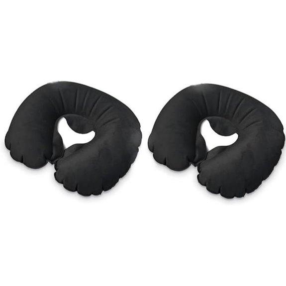 Inflatable Travel Neck Cushion Pillow 2-Pack