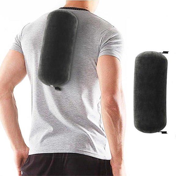 Inflatable Side Sleep Posture Backpack with Anti-Snore Pillow