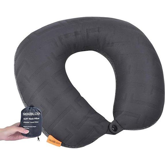 TREKOLOGY Inflatable Travel Neck Pillow