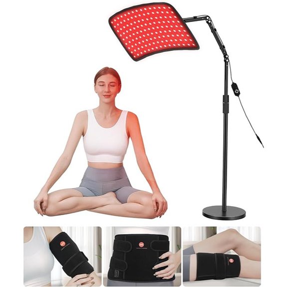 3-in-1 Infrared Red Light Therapy Panel with Stand