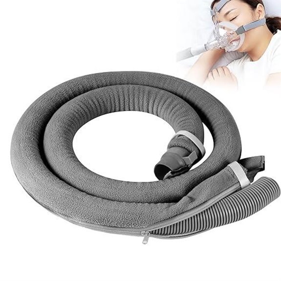 CPAP Tube Cover with Zipper 6ft Insulated Sleeve