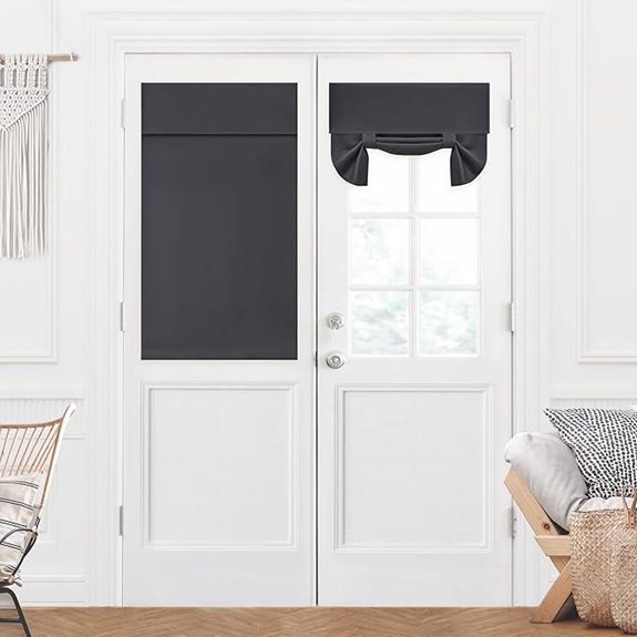 Deconovo Blackout Door Curtain Thermal Insulated Panel