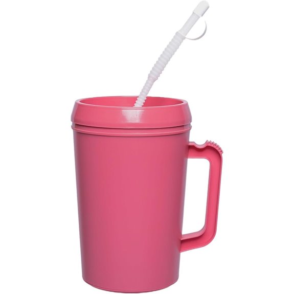 Vakly Insulated Hospital Carafe with Straw 34 oz