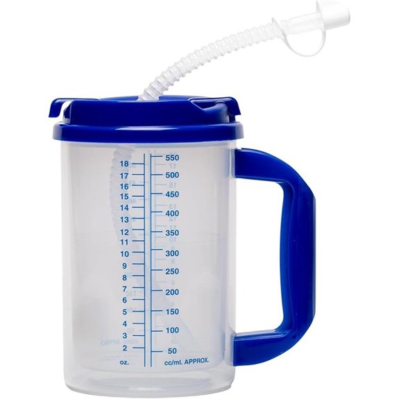 Vakly Insulated Hospital Water Bottle with Straw