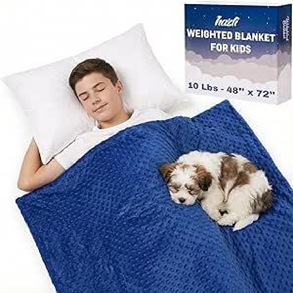 Kids Weighted Blanket with Removable Cover 10 lbs