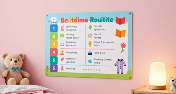 kids bedtime routine charts