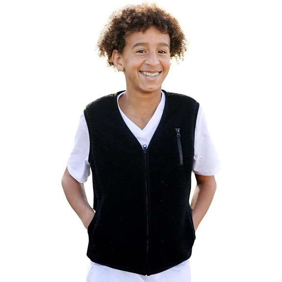 Fun and Function Kids Sensory Fleece Vest