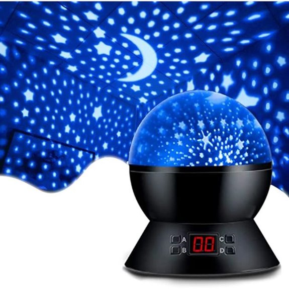 Star Projector Night Lights for Kids with Timer