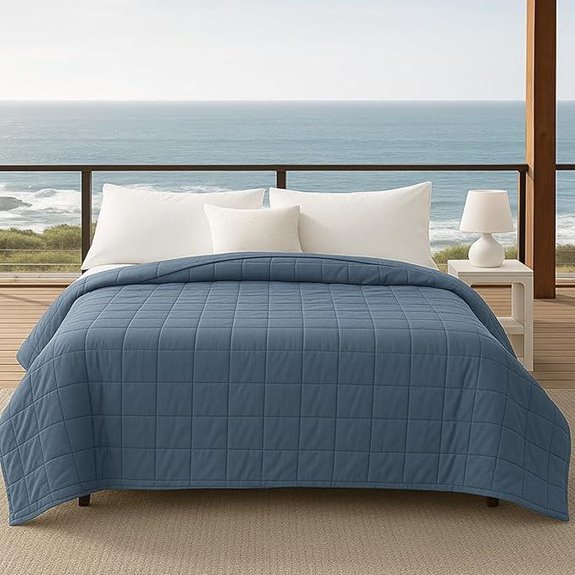 HomeSmart King Size Cooling Weighted Blanket (40 lbs)