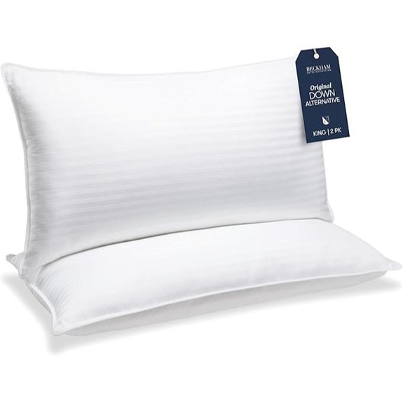 Beckham King Size Down Alternative Pillow Set (2)