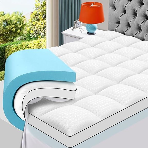 MASVIS King Size Memory Foam Mattress Topper