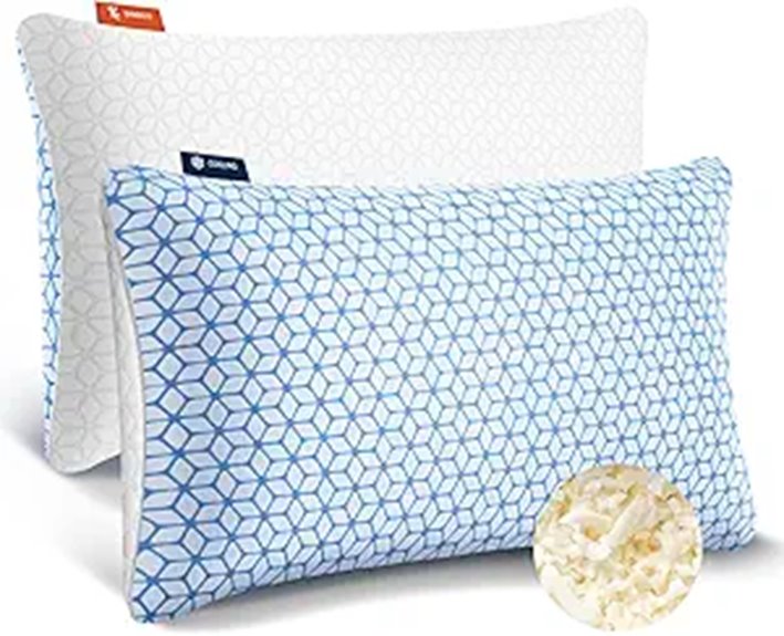 Shredded Memory Foam Pillows King Set (2)