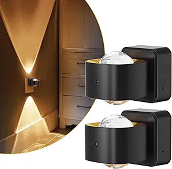L LOHAS LED Night Light Projector (2 Pack)