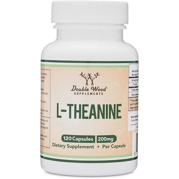 Double Wood L-Theanine 200mg Capsules for Relaxation