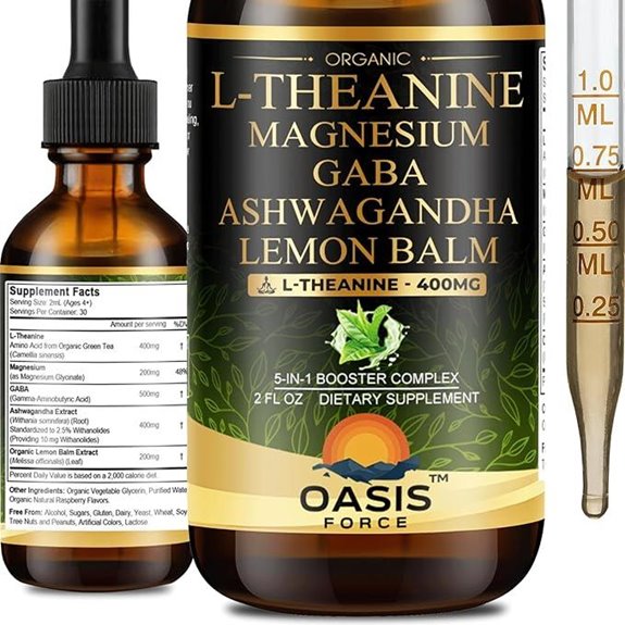 L-Theanine Liquid Drops with GABA & Magnesium