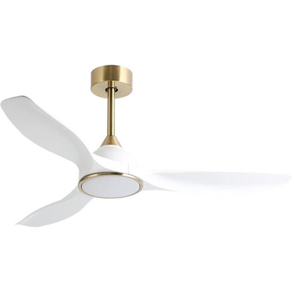 52-Inch 6-Speed Ceiling Fan with Lights and Remote