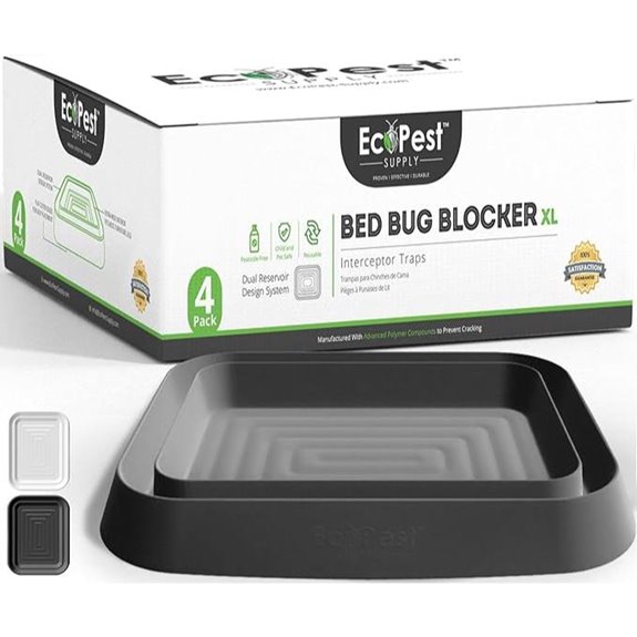 XL Bed Bug Interceptors – 4 Pack