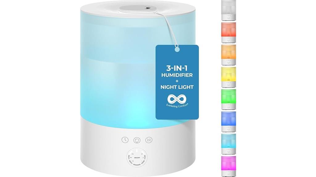 large capacity bedroom humidifier