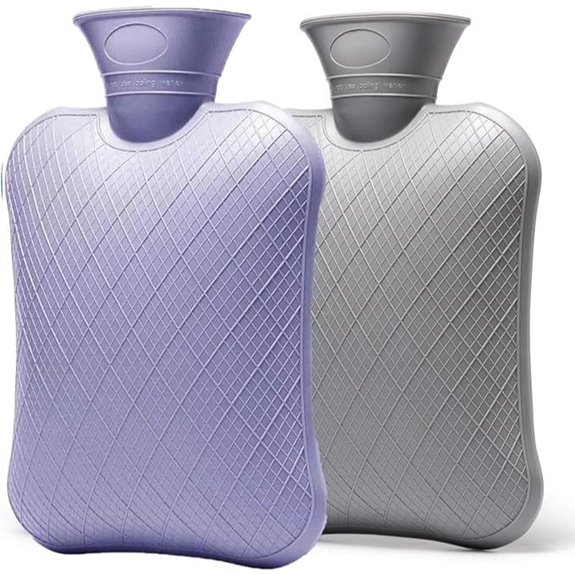 FORICOM Extra Large Hot Water Bottles (2 Pack)