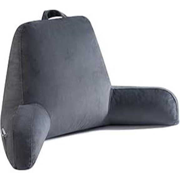 X-Large Reading Pillow with Memory Foam & Pockets
