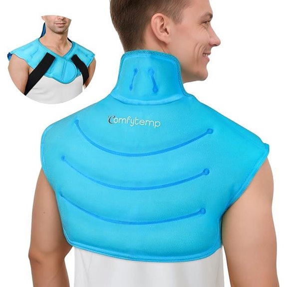 Comfytemp Large Neck & Shoulder Ice Pack with Straps