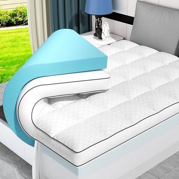 Queen Size Memory Foam Mattress Topper
