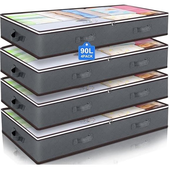 Budding Joy 90L Under Bed Storage Bags