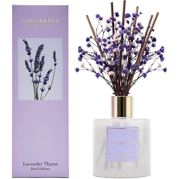 Cocorrína Reed Diffuser Set with Lavender & Baby's Breath