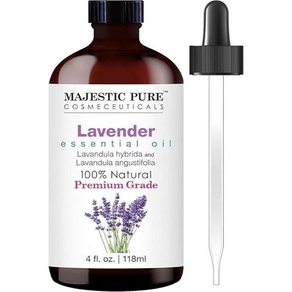 Majestic Pure Lavender Essential Oil with Dropper