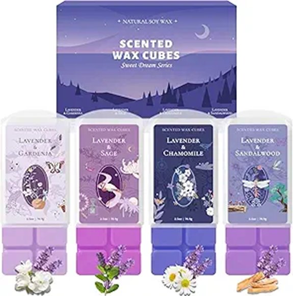 SCENTORINI Wax Melts 4-Pack Lavender & Gardenia
