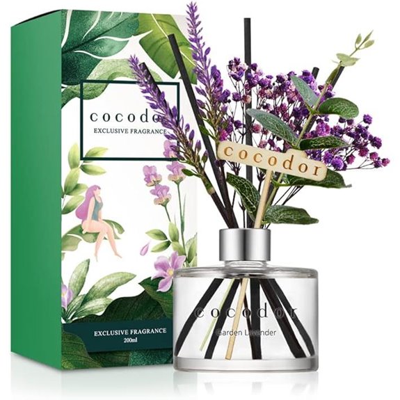 COCODOR Lavender Reed Diffuser 6.7oz Home Decor