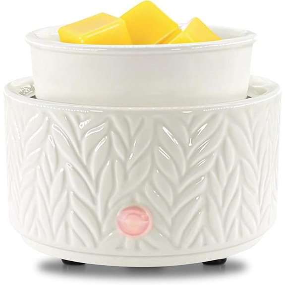 EQUSUPRO Leaf Wax Melt Warmer for Home & Gift