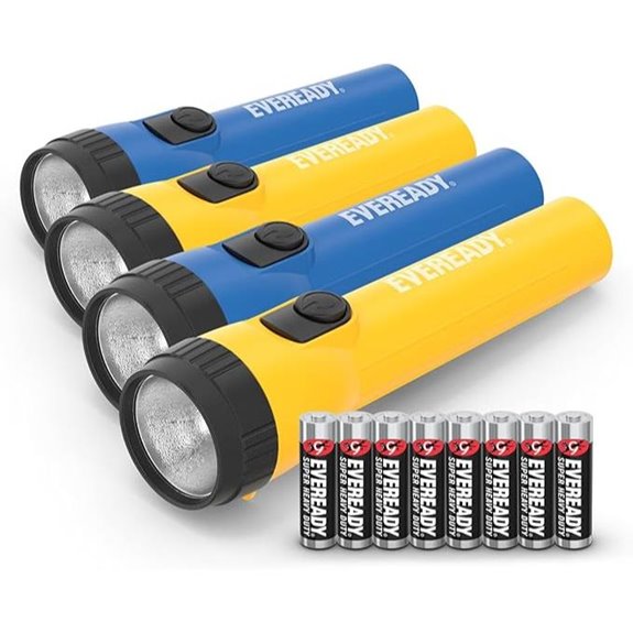 EVEREADY LED Flashlights 4-Pack with Batteries