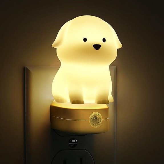 led puppy night light
