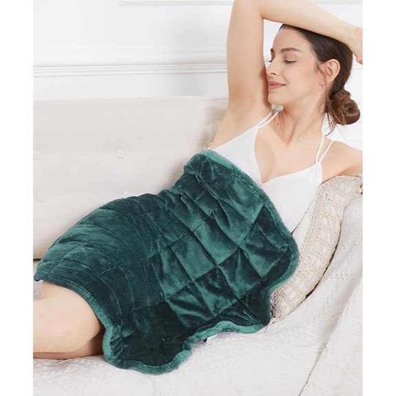 Alomidds 7lb Breathable Flannel Weighted Lap Blanket