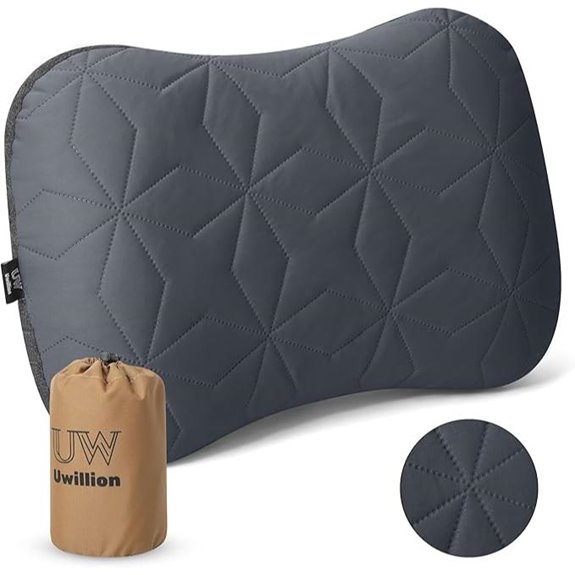 Ultralight Inflatable Camping Pillow with Removable Cover